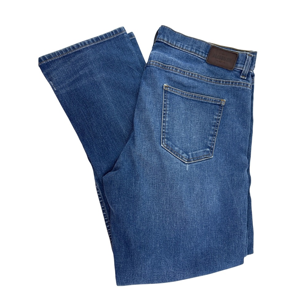 Alesbury Joshua Tree Mens Straight Leg Blue Denim Jeans 42x32‎ Medium Wash